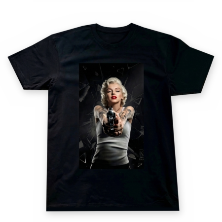 Stick up Designer Black Men's T-Shirt