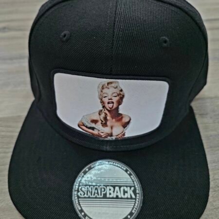 SIC Sassy Print Patch White SIC Flatbill Snapback Hat