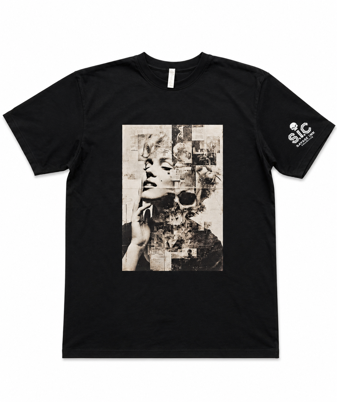 Fragments Designer Black Men's T-Shirt - Image 2
